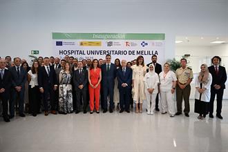 Pedro Sánchez interviene en el acto de inauguración del Hospital Universitario de Melilla