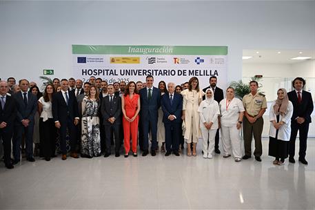 Pedro Sánchez interviene en el acto de inauguración del Hospital Universitario de Melilla