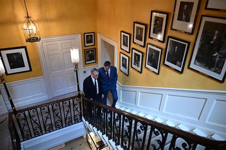 3/09/2025. Pedro Sánchez viaja al Reino Unido. El presidente del Gobierno, Pedro Sánchez, y el primer ministro del Reino Unido, Keir Starmer...