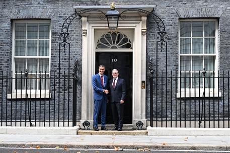 3/09/2025. Pedro Sánchez viaja al Reino Unido. El presidente del Gobierno, Pedro Sánchez, y el primer ministro del Reino Unido, Keir Starmer...