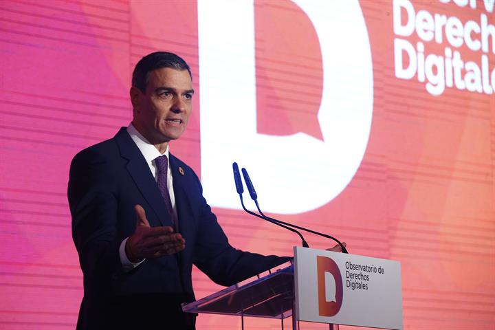 La Moncloa. 05/02/2025. Pedro Sánchez avanza nuevas iniciativas para impedir que "el espacio digital se convierta en el salvaje oeste" [Presidente/Actividad]