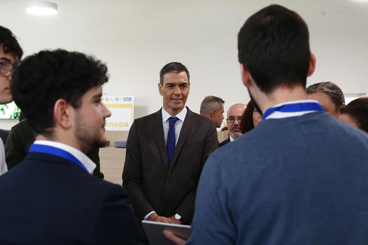 6/02/2025. Pedro Sánchez preside la presentación de la Estrategia Nacional de Alimentación. El presidente del Gobierno, Pedro Sánchez, duran...