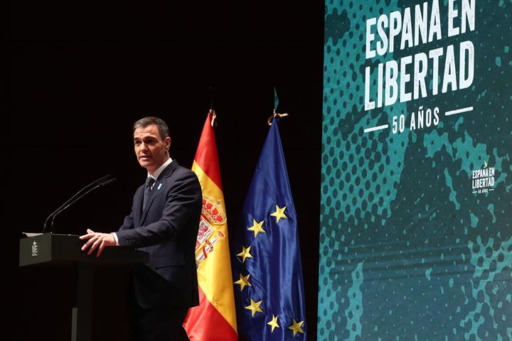 La Moncloa. Pedro Sánchez presides over the "Spain in Freedom" event | 08/01/2025 [Videos]