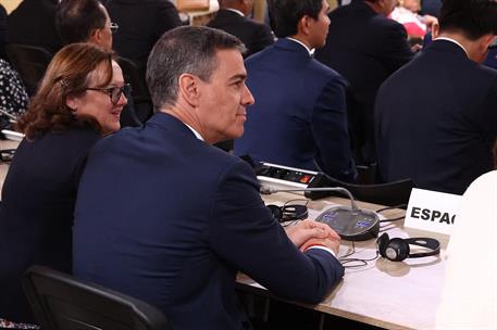 9/06/2025. Pedro S&#225;nchez asiste a la Conferencia de las Naciones Unidas sobre los Oc&#233;anos. El presidente del Gobierno, Pedro S&#225;nchez, en la ...