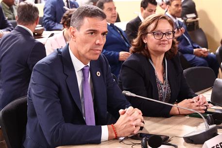9/06/2025. Pedro S&#225;nchez asiste a la Conferencia de las Naciones Unidas sobre los Oc&#233;anos. El presidente del Gobierno, Pedro S&#225;nchez, en la ...