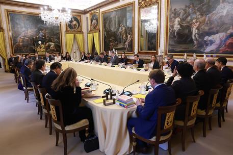 9/12/2025. Sánchez interviene en la reunión del Patronato del Instituto Cervantes. Los reyes presiden la reunión del Patronato del Instituto...