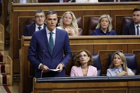 11/06/2025. Pedro S&#225;nchez asiste a la sesi&#243;n de control al Gobierno