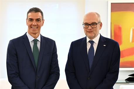 11/06/2025. Pedro S&#225;nchez se re&#250;ne con el vicepresidente de Hitachi