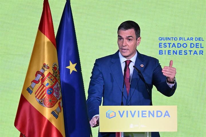 La Moncloa. 13/01/2025. Pedro Sánchez closes the forum 