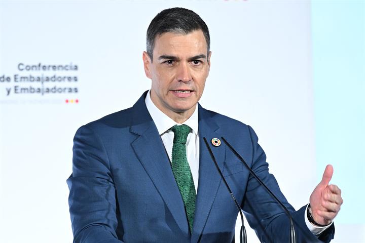 La Moncloa. 14/01/2025. Pedro Sánchez attends the IX Conference of Ambassadors [Videos]
