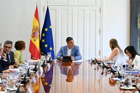 14/07/2025. Pedro S&#225;nchez preside la reuni&#243;n del Consejo de Seguridad Nacional. El jefe del Ejecutivo, Pedro S&#225;nchez, preside la reuni&#243;n del...