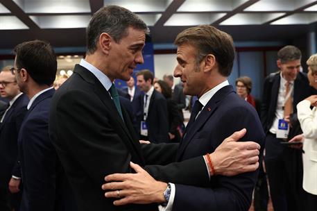 16/05/2025. Pedro S&#225;nchez asiste a la VI Cumbre de la Comunidad Pol&#237;tica Europea. El presidente del Gobiero, Pedro S&#225;nchez, y el presidente ...