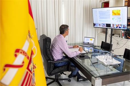 16/08/2025. Pedro Sánchez chairs the meeting of the State Committee for Coordination and Management of the State Emergency Plan. Pedro Sánch...