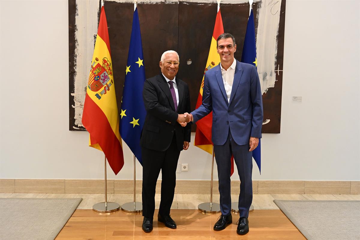 16/09/2025. Pedro Sánchez se reúne con el presidente del Consejo Europeo, António Costa. El presidente del Gobierno, Pedro Sánchez, junto al...