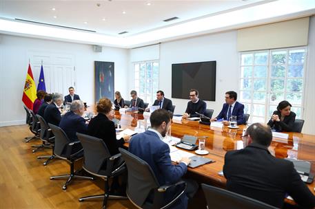 16/12/2025. Consejo de Seguridad Nacional. El presidente del Gobierno, Pedro Sánchez, en la reunión del Consejo de Seguridad Nacional.