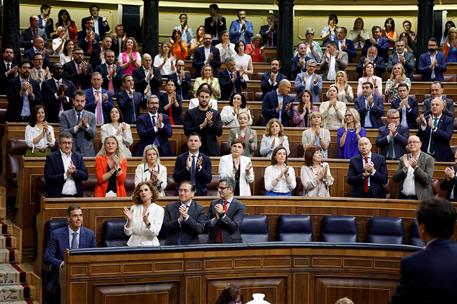 18/06/2025. Pedro S&#225;nchez asiste a la sesi&#243;n de control al Gobierno. El presidente del Gobierno, Pedro S&#225;nchez, durante la sesi&#243;n de control...