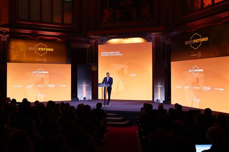 19/11/2025. Pedro Sánchez participa en la IV edición del foro 'Metafuturo'. El presidente del Gobierno, Pedro Sánchez, interviene en la IV e...