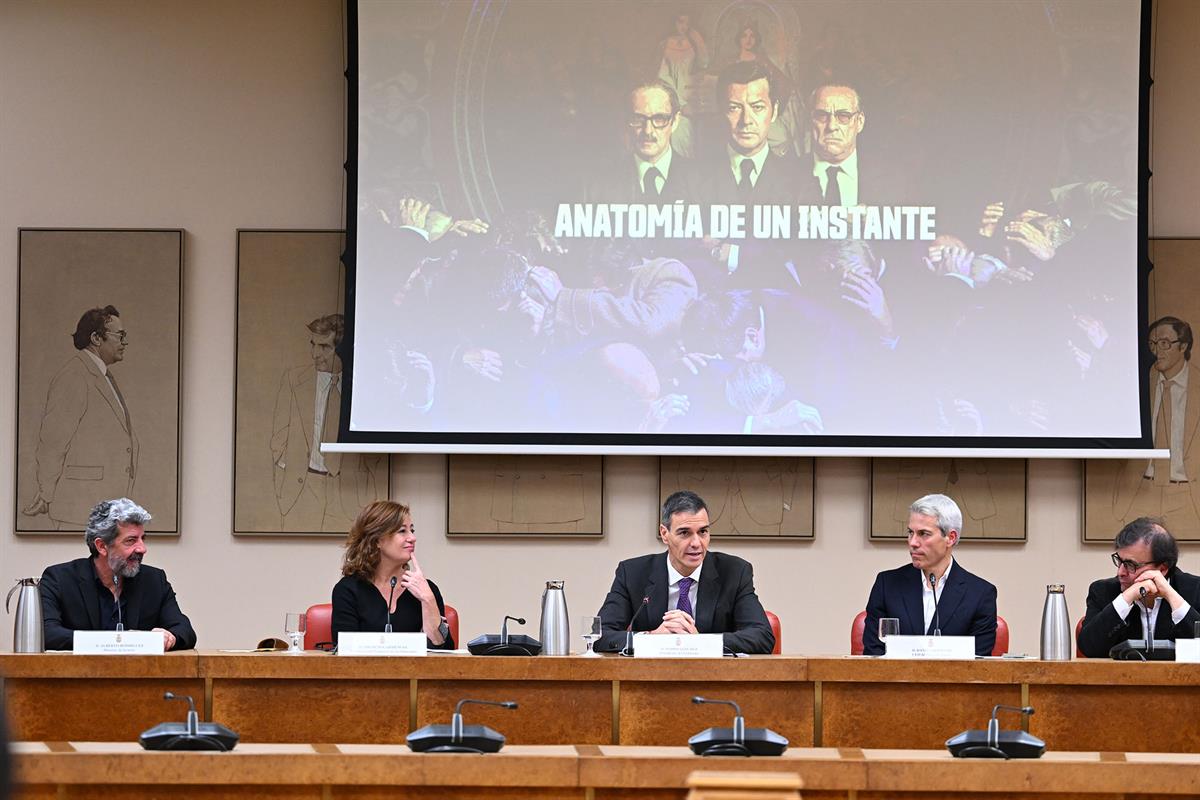20/11/2025. Pedro Sánchez attends the presentation of the series 'Anatomy of a Moment'. The President of the Government of Spain, Pedro Sánc...