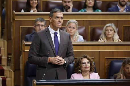 El presidente del Gobierno en la sesión de control