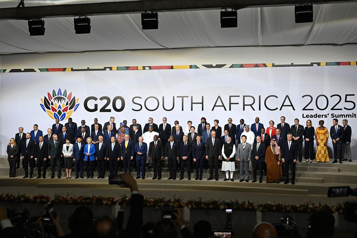 22/11/2025. Pedro Sánchez asiste a la Cumbre del G20 en Sudáfrica