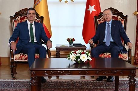 23/05/2025. El presidente del Gobierno viaja a Turqu&#237;a. El presidente del Gobierno, Pedro S&#225;nchez, y el presidente de la Rep&#250;blica de Turqu&#237;...