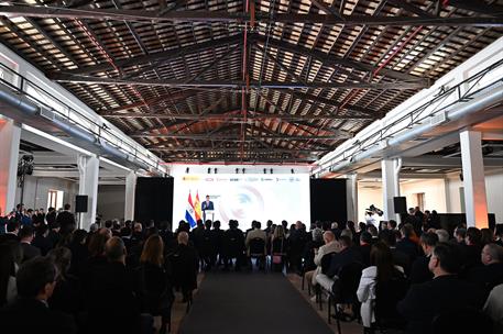 23/07/2025. Pedro S&#225;nchez viaja a Paraguay. Acto de clausura del Encuentro Empresarial Paraguay - Espa&#241;a