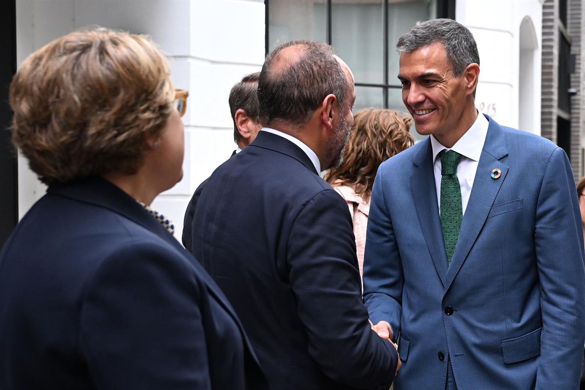 24/09/2025. Pedro Sánchez participa en el evento 'Latin America, Spain and the United States in the Global Economy', en la sede del Instituto Cerva...