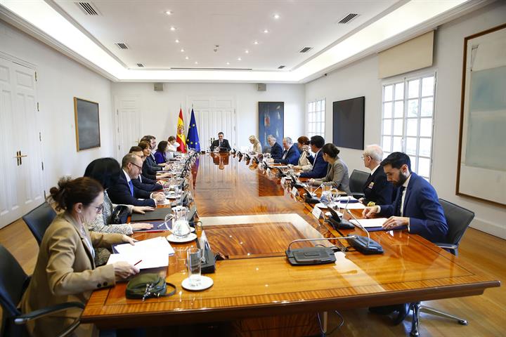 La Moncloa. 28/01/2025. Pedro Sánchez preside la reunión del Consejo de Seguridad Nacional [Vídeos/Presidente]
