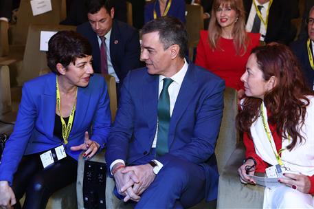 28/03/2025. Pedro Sánchez participa en el foro 'Fondos Europeos: Hacia la autonomía estratégica'. El presidente del Gobierno, Pedro Sánchez,...