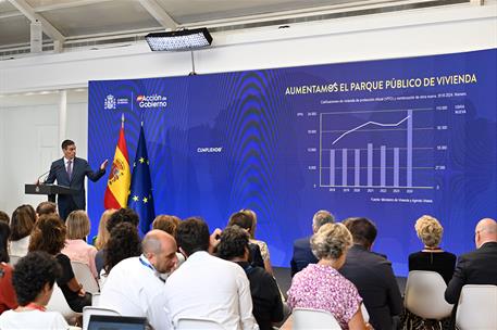 28/07/2025. Pedro Sánchez hace balance del curso político. El presidente del Gobierno, Pedro Sánchez, durante su intervención para hacer bal...