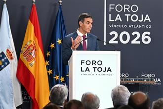 Pedro Sánchez interviene en la inauguración del Foro La Toja-Vínculo Atlántico