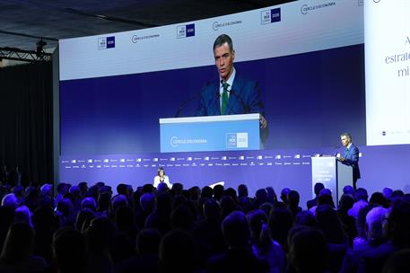 3/06/2026. Pedro Sánchez clausura la 41ª Reunión del Cercle d'Economia 2026. El presidente del Gobierno, Pedro Sánchez, durante su intervenc...