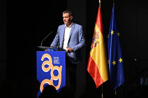 4/09/2026. Pedro Sánchez inaugurates the 26th Assembly of the Spanish Youth Council. The President of the Government of Spain, Pedro Sánchez...