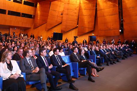 5/02/2026. Pedro Sánchez clausura el VIII Congreso Nacional de Industria. El presidente del Gobierno, Pedro Sánchez, durante el acto de clau...