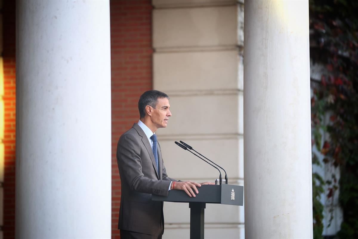 5/10/2026. Pedro Sánchez anuncia la convocatoria de elecciones generales para el 29 de noviembre. El presidente del Gobierno, Pedro Sánchez ...