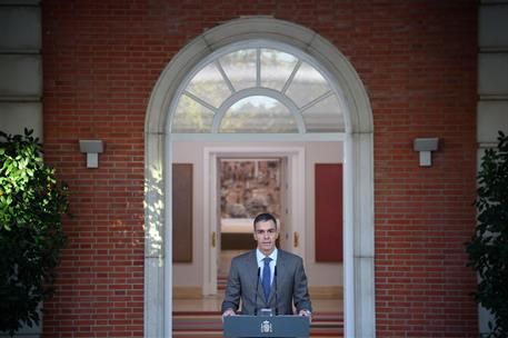5/10/2026. Pedro Sánchez anuncia la convocatoria de elecciones generales para el 29 de noviembre. Pedro Sánchez anuncia la convocatoria de e...