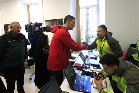 6/02/2026. Pedro Sánchez visita las zonas afectadas por la borrasca Leonardo en Cádiz. El presidente del Gobierno, Pedro Sánchez, durante su...