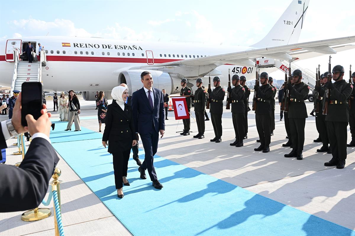 7/07/2026. Pedro Sánchez asiste a la cumbre de la OTAN en Ankara, Turquía. El presidente del Gobierno, Pedro Sánchez, a su llegada a la Base...