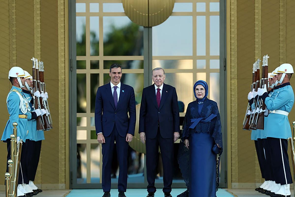 7/07/2026. Pedro Sánchez asiste a la cumbre de la OTAN en Ankara, Turquía. El presidente del Gobierno, Pedro Sánchez, junto al presidente de...