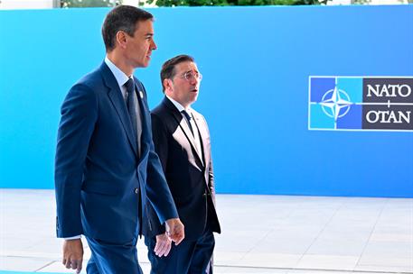 8/07/2026. Pedro Sánchez attends the NATO summit in Ankara, Türkiye. The President of the Government of Spain, Pedro Sánchez, together with ...