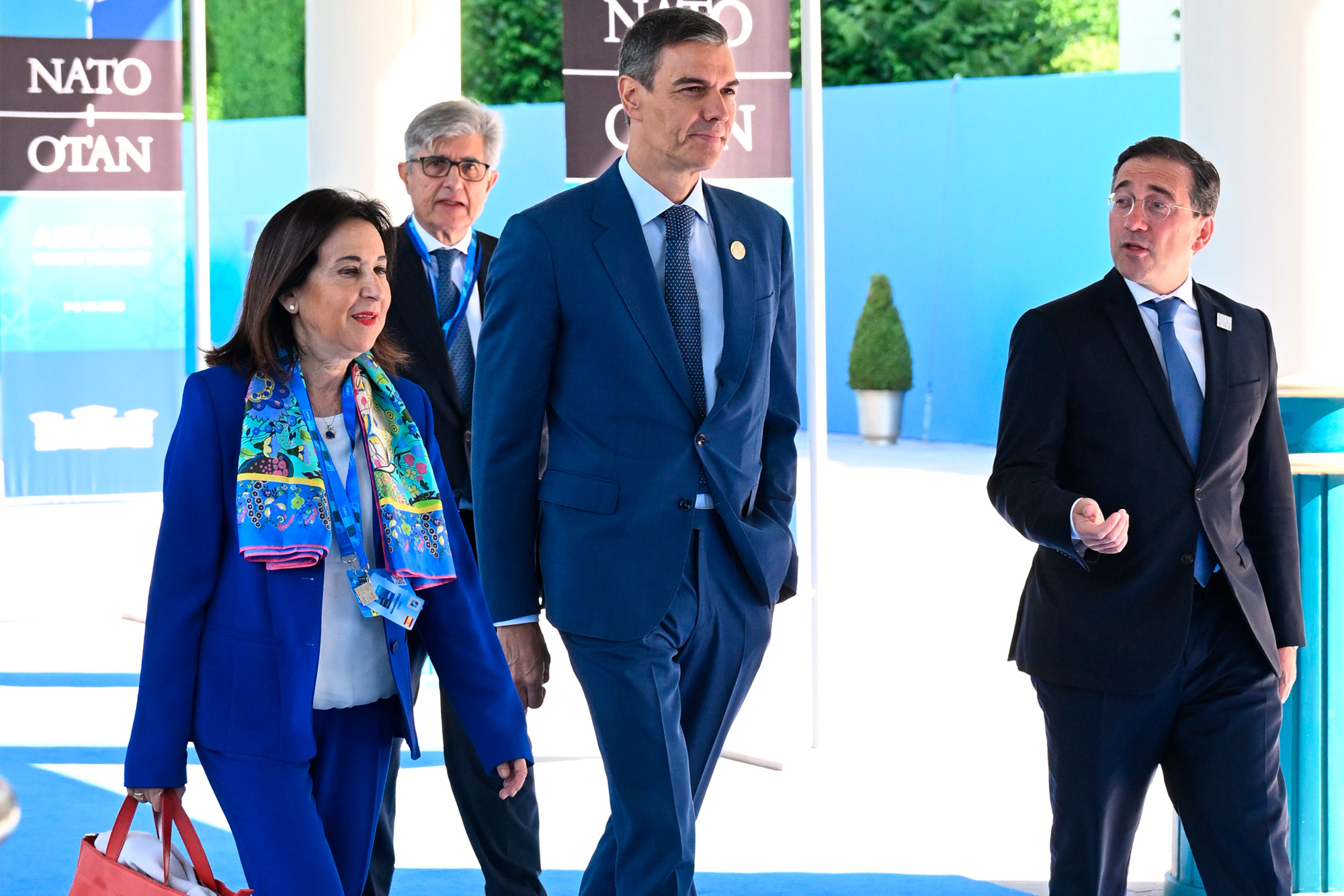 8/07/2026. Pedro Sánchez participa en la reunión de jefes de Estado y de Gobierno del Consejo de la OTAN. El presidente del Gobierno, Pedro ...