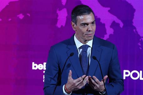10/04/2026. The President of the Government of Spain closes the European Pulse Forum 2026. The President of the Government of Spain, Pedro S...