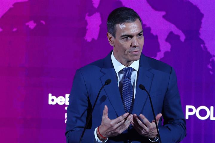 10/04/2026. El presidente del Gobierno clausura el European Pulse Forum 2026. El presidente del Gobierno, Pedro Sánchez, durante su interven...
