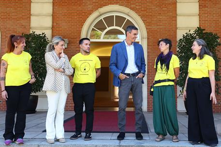 11/09/2026. Pedro Sánchez recibe a representantes de la Plataforma Laboral de Escuelas Infantiles. El presidente del Gobierno, Pedro Sánchez...