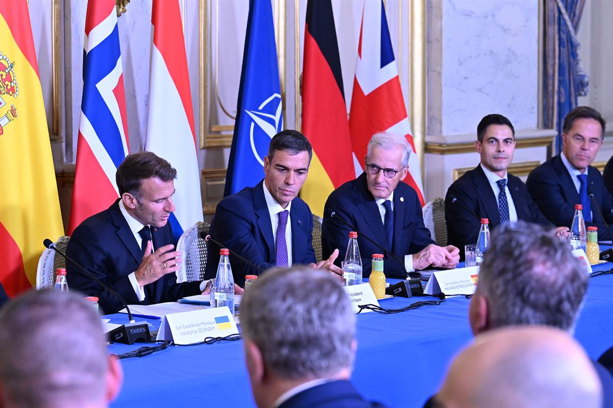 Pedro S&aacute;nchez participa en la reuni&oacute;n de la Coalici&oacute;n Antimisiles Bal&iacute;sticos