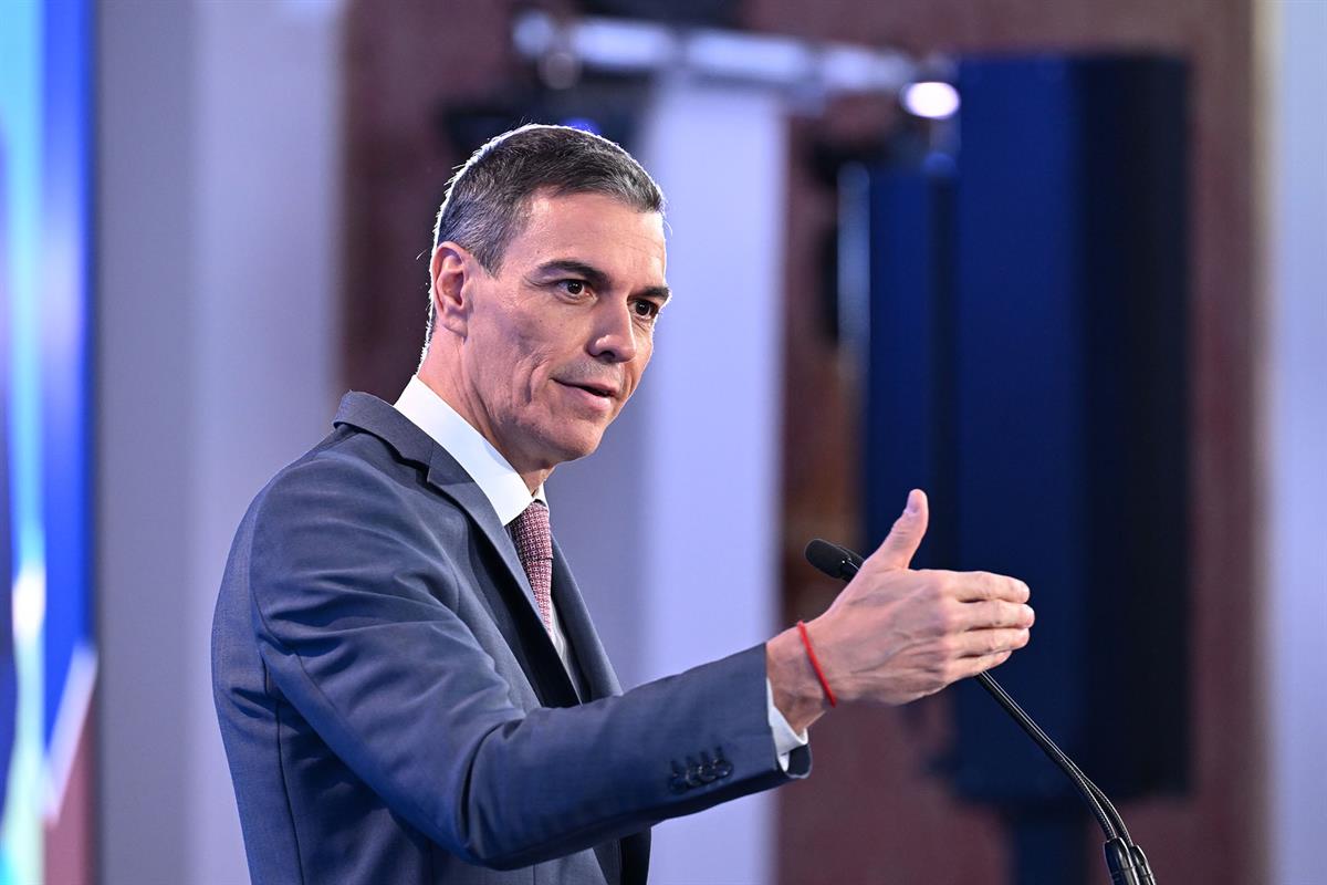 15/01/2026. Pedro Sánchez clausura el foro 'Spain Investors Day'. El presidente del Gobierno, Pedro Sánchez, participa en el foro 'Spain Inv...
