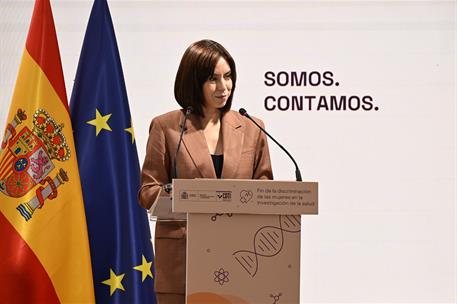 15/06/2026. Pedro Sánchez presenta el programa 'Somos. Contamos: fin de la discriminación de las mujeres en la investigación de la salud'. L...