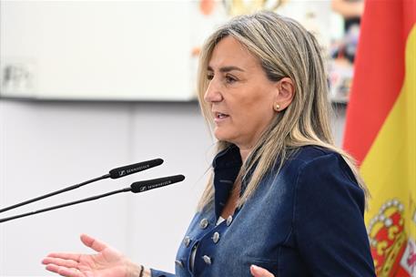 15/09/2026. Pedro Sánchez, interviene en el acto 'La Formación Profesional: el impulso de un país'.. La ministra de Educación, Formación Pro...