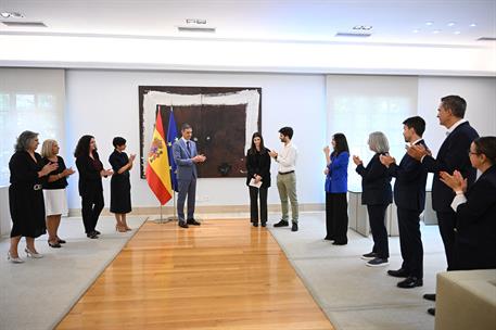 16/09/2026. Gran Cruz de la Orden del Mérito Civil, a título póstumo, a David Lucas. El presidente del Gobierno, Pedro Sánchez, preside la e...