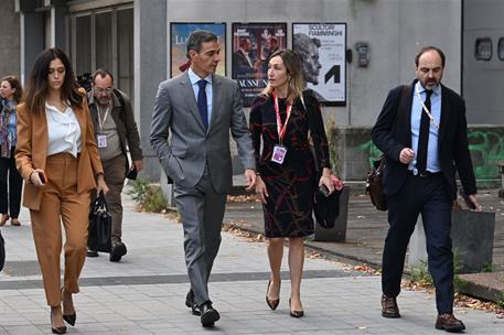 16/10/2026. El presidente del Gobierno participa en el Consejo Europeo. El presidente del Gobierno, Pedro Sánchez, de camino a la segunda jo...